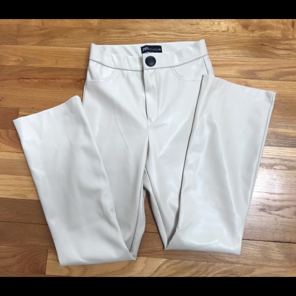 Zara faux leather pants